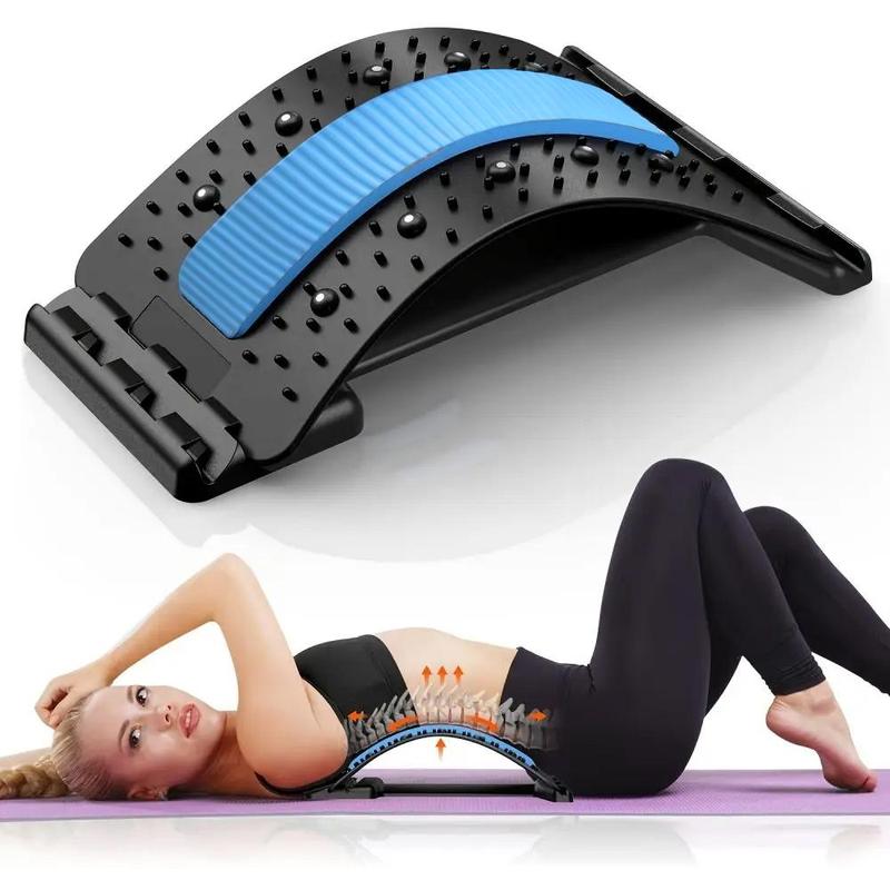 Adjustable Back Stretcher, Multifunctional Lumbar Back Stretching Device, Lumbar Back Stretcher, Spinal Decompression Device