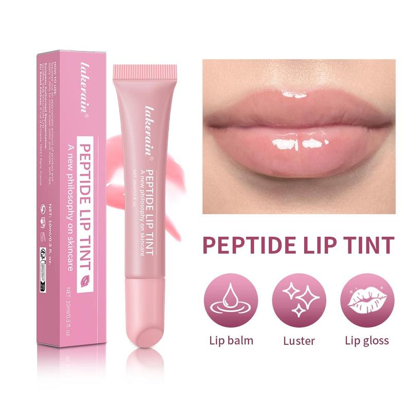 Moisturizing Lip Tint, 4 Counts set Hydrating Lip Gloss, Glossy Lip Glaze Stick, Plumping Lip Oil Lip Stick for Girls & Women, Summer Fridays Lip Balm