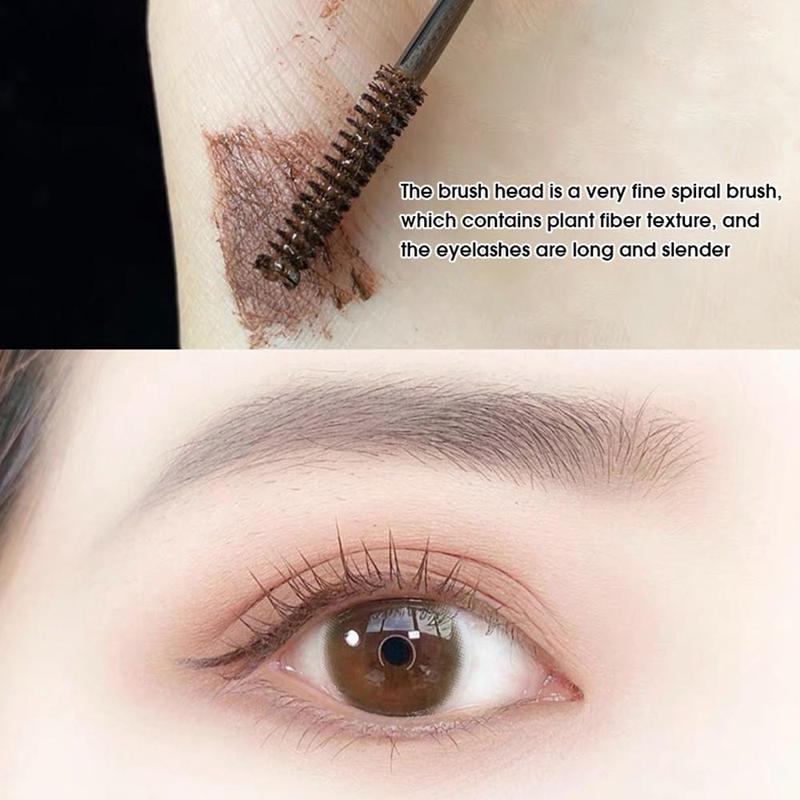 Summer Waterproof Curling Mascara, Volumizing Eyelashes Mascara, Long Lasting Quick Drying Eyelash Extensions Mascara, Flawless Eye Cosmetic for  Lash Cluster