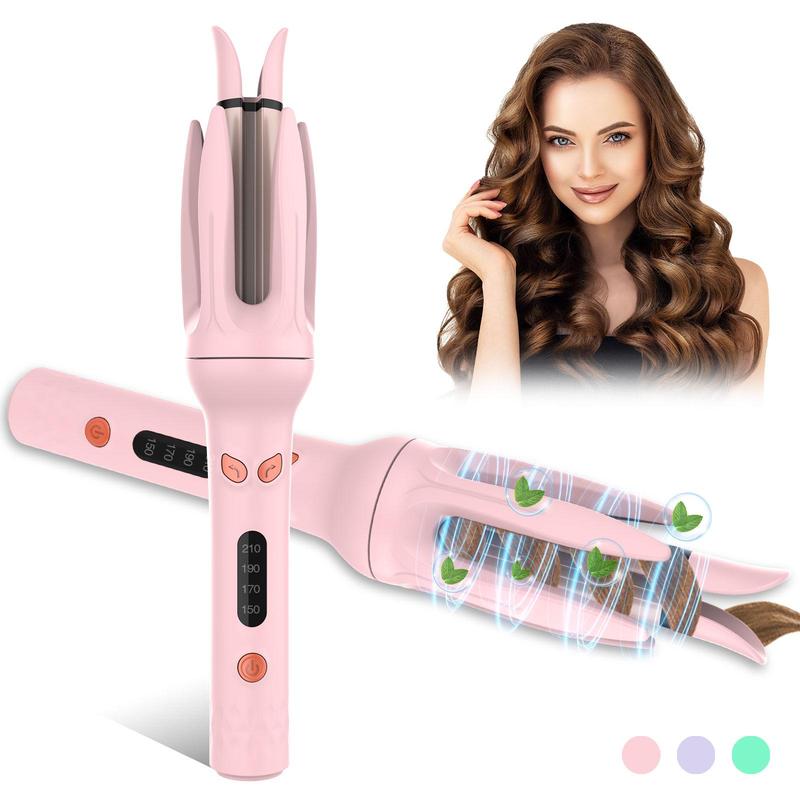 Automatic Hair Curling Iron, 1 Box Electric Rotating Hair Curler, Intelligent Sensor Hair Curler, Hair Styling Tool for Women & Girls