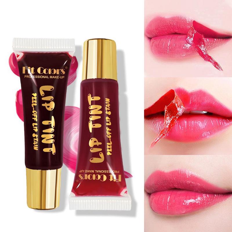 Long Lasting Peel Off Lip Gloss, 1 Count Matte Lip Tint, Moisturizing Lip Stain, Suitable for All Occasions Lip Makeup, Girls and Women Makeup Accessories, Makeup Products