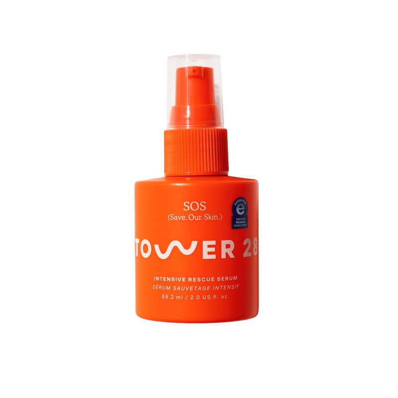 Tower 28 SOS Rescue Facial Spray with Hypochlorous Acid - For Sensitive Skin - Soothing Redness Reducing Toner - Vegan, Clean, Cruelty-Free Skincare