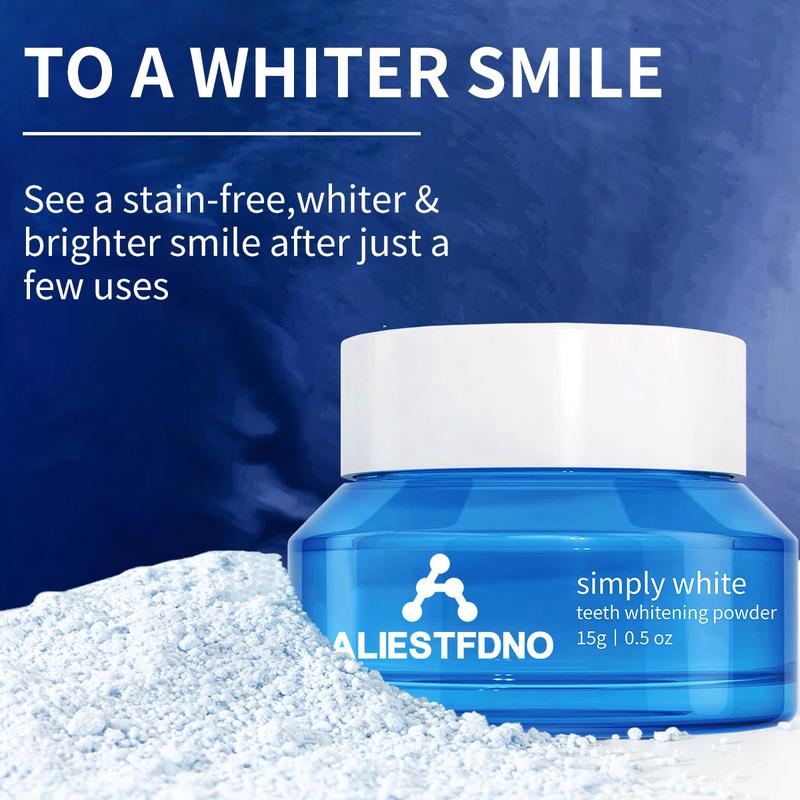 ALIESTFDNO | Teeth Whitening Powder | Instant Whitening and Stain Removal