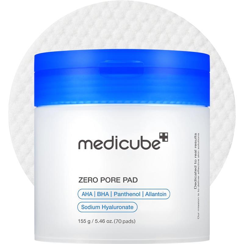 Medicube Zero Pore Pads 2.0, Dual-Textured Facial Toner Pads for Exfoliation and Pore Care with 4.5% AHA Lactic Acid & 0.45% BHA Salicylic Acid, Ideal for All Skin Types, Skin Care (70 Pads)Limited time discount