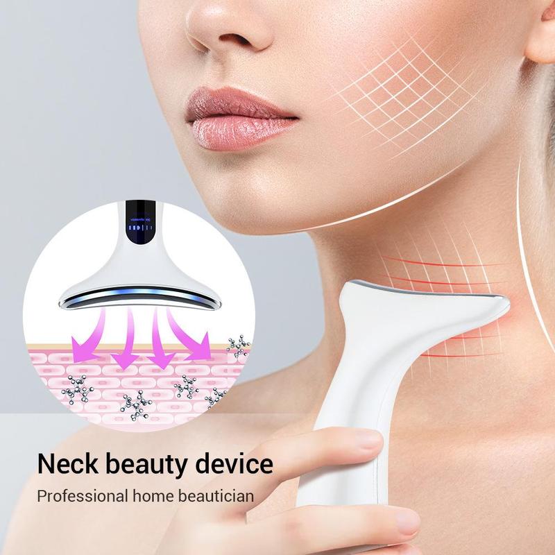 Summer V-shape Facial Massage Instrument, 1 Box Facial Skin Care Instrument, Professional Massage Product For Women