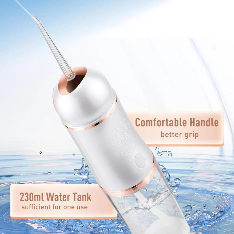 Portable Rechargeable Water Flosser, 1 Box Oral Irrigator & Accessories, Oral Care Tool For Home & Travel