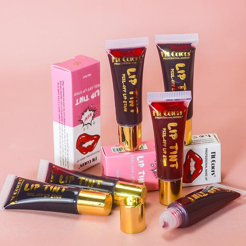 Long Lasting Peel Off Lip Gloss, 1 Count Matte Lip Tint, Moisturizing Lip Stain, Suitable for All Occasions Lip Makeup, Girls and Women Makeup Accessories, Makeup Products