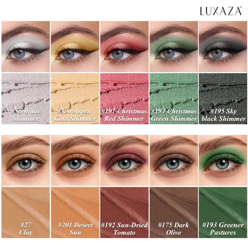 LUXAZA PRO 6PCS 10PCS Cream Eyeshadow Stick Set Makeup Cosmetic