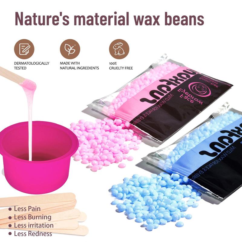 Body Hair Removal Waxing Kit, 1 Set Electric Epilator Waxing Kit for Women, Summer Gifts, Digital LED Display Waxing Machine, Waxing Body Care Accessories