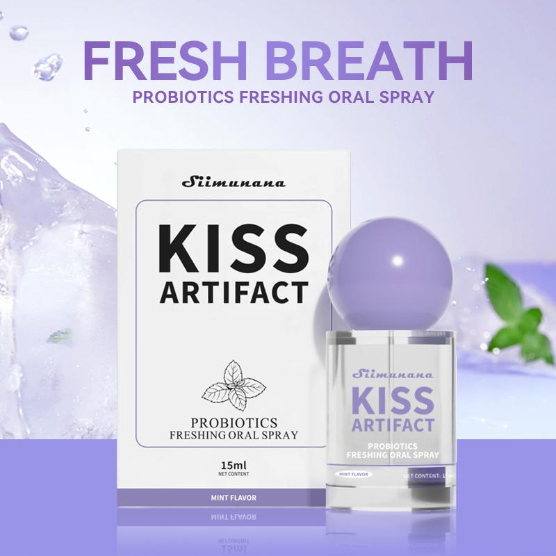 FreshMint Probiotic Oral Spray - 15ml Breath Freshener for Long-Lasting Freshness and Oral Health Gentle Lightweight