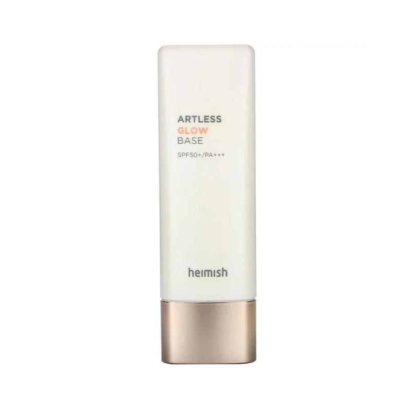 [heimish] Artless Glow Base SPF 50+ PA+++ 40ml, Moisturizer, Sunscreen to Makeup Base, Cruelty-free, All-In-One Primer, Glowy Skin, All Skin Types, Lightweight, Soft Cream texture, Face Primer, Korean Makeup, Viral Glow Base