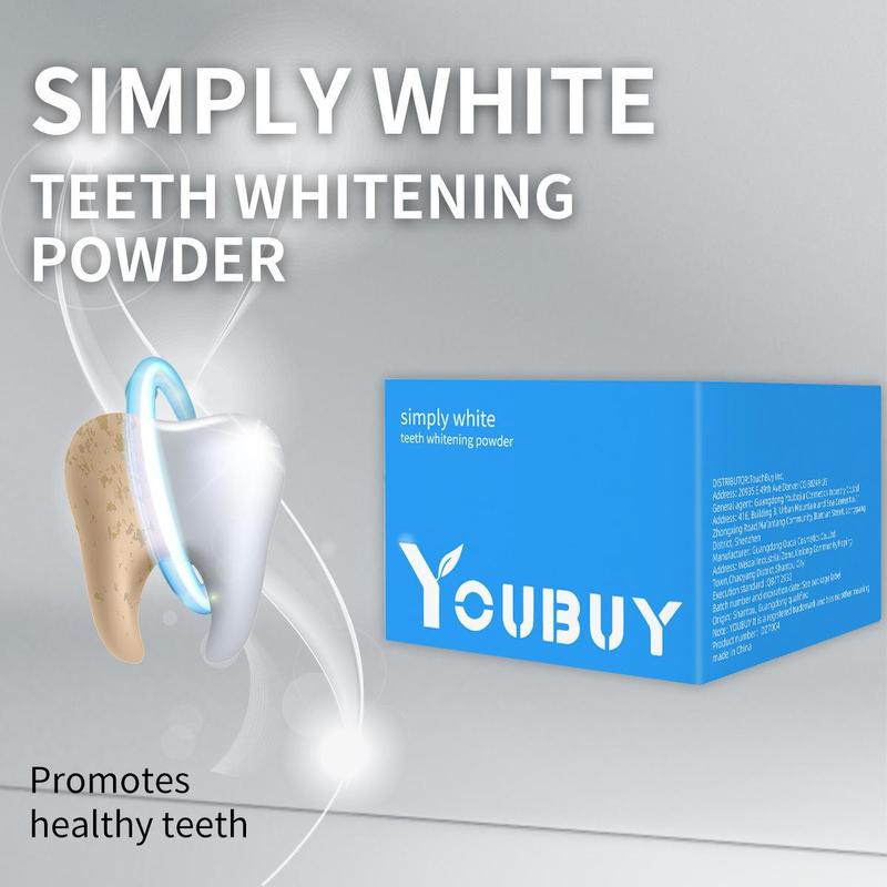  Purely Whitening Teeth  Powder,Tooth Whitening Paste Powder-Keep Teeth Purely White Teeth Whitening Powder Stain Remover and Polisher Instant Oral Health Management, Fresh Breath