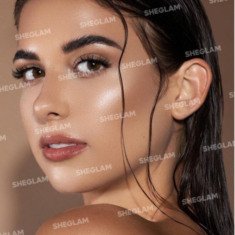 SHEGLAM Glow Bloom Liquid Highlighter in Tea Cake - Long-wear Waterproof Shimmer for a Dewy Finish