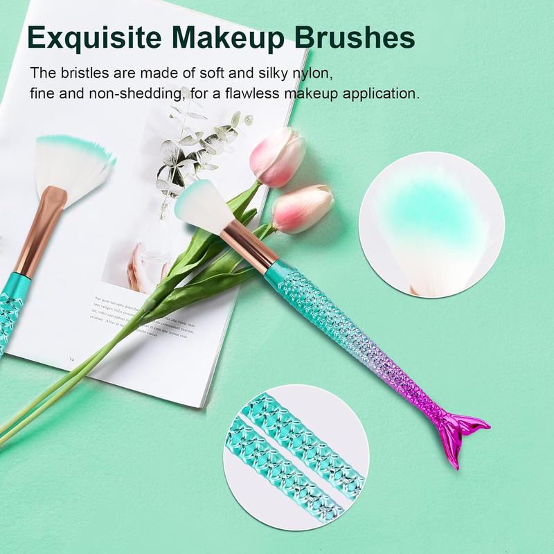 Cute Stuff for Tween & Teen Girls, 20 count Princess  Makeup Brushes Sets for Girls, Teen Girl Gifts Trendy Stuff Christmas Gift Ideas Stocking Stuffers for Girls  Cute Make Up Tool Set