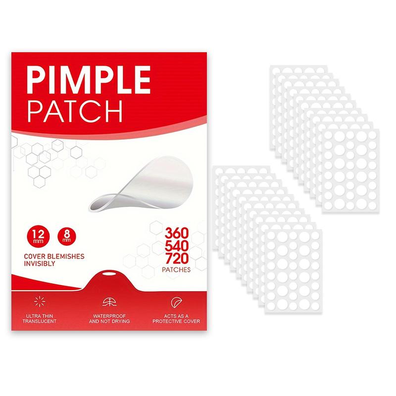 Pimple Patch,  Hydrocolloid Acne Cover Patches, Invisible Acne Patches, Facial Skin Care Products for Women & Men