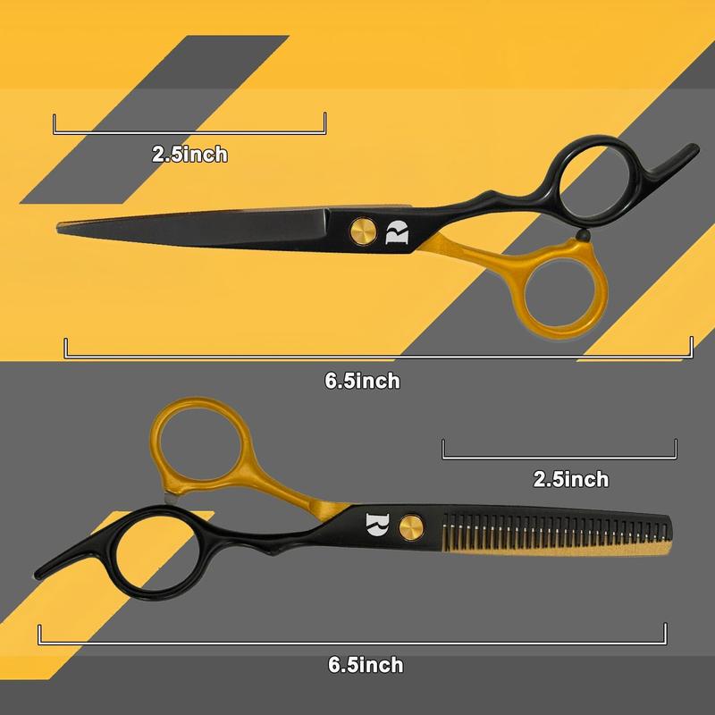 ,Professional   Shears 6.5 inch Length Salon Haircut ,Stainless Steel Hairdressing Shears With  Edge ,Haircutting  ()