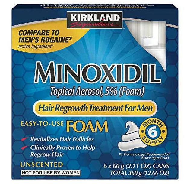 Kirkland Signature Minoxidil Foam for Men