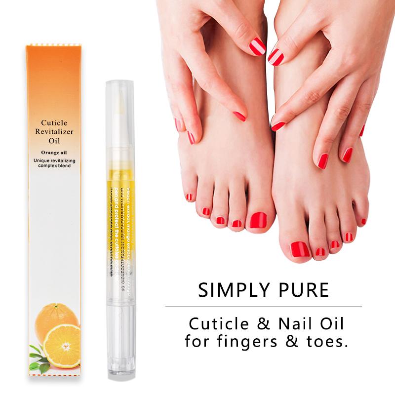 Radiant Cosmetic Nail Growth Oil Cuticle Revitalized Oil Pen for Nail Moisture,Growth,Strength and Brightening,Remedy for Damaged Skin,Brittle Peeling Thin Nails,15 g,Orange,Intensive Nourishing Nail Care nail growth