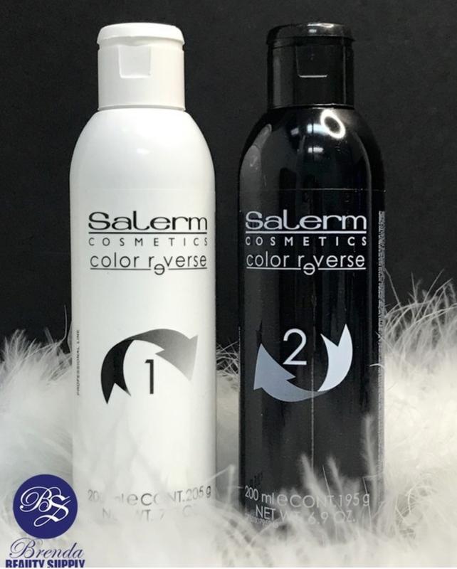 Salerm Color Reverse - Remove Hair Dyes from the Hair Quickly, Safely and Effectively Haircare Brush Cream Gentle Handy Shampoo