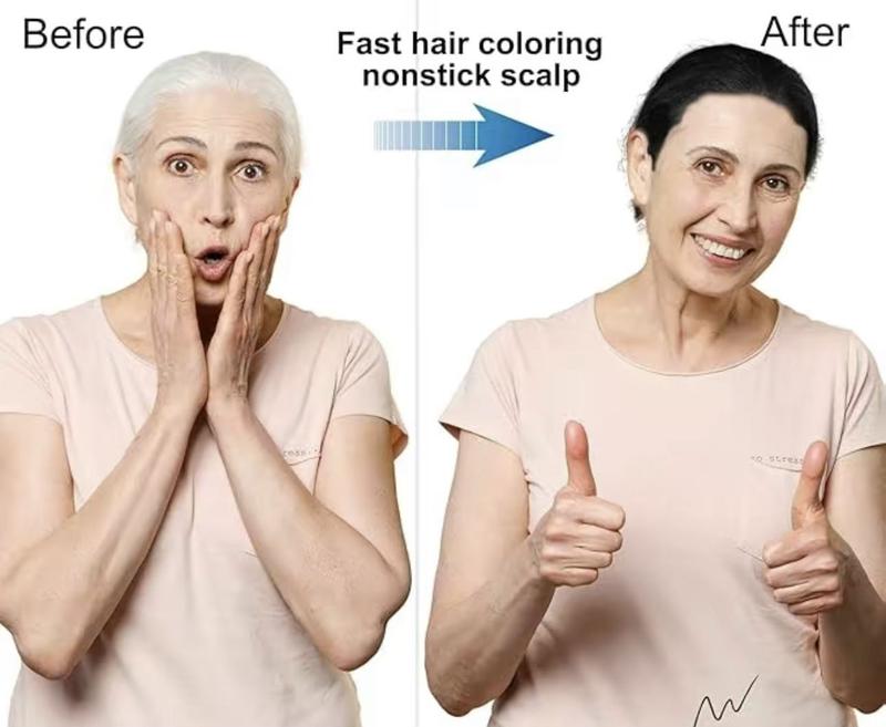 AngeRose Hair Color Shampoo, Instant Grey Hair Coverage, Multi-Color: Wine Red, Chestnut Brown, Nature Black, Perfect Gifts for Women&Men color shampoo 3-in-1 hair