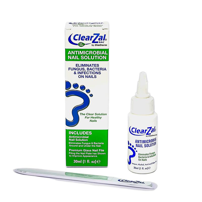 ClearZal Antimicrobial BAC Nail Solution Fungal Nail Treatment 1 Ounce Kills Fungus, Bacteria and Viruses Nail Care