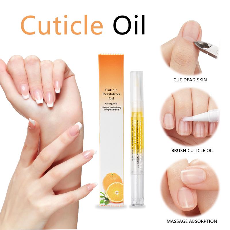 Radiant Cosmetic Nail Growth Oil Cuticle Revitalized Oil Pen for Nail Moisture,Growth,Strength and Brightening,Remedy for Damaged Skin,Brittle Peeling Thin Nails,15 g,Orange,Intensive Nourishing Nail Care nail growth