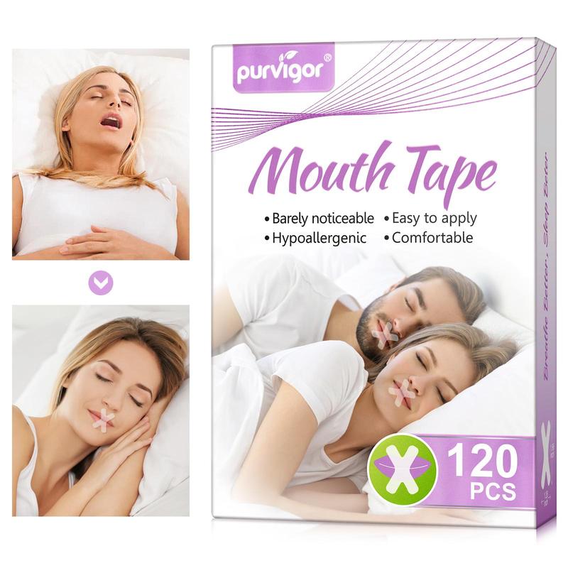 Mouth Tape, 120pcs box X-shaped Sleep Mouth Tape, Sleep Aid Tape, Skin Care Tool for Women & Men