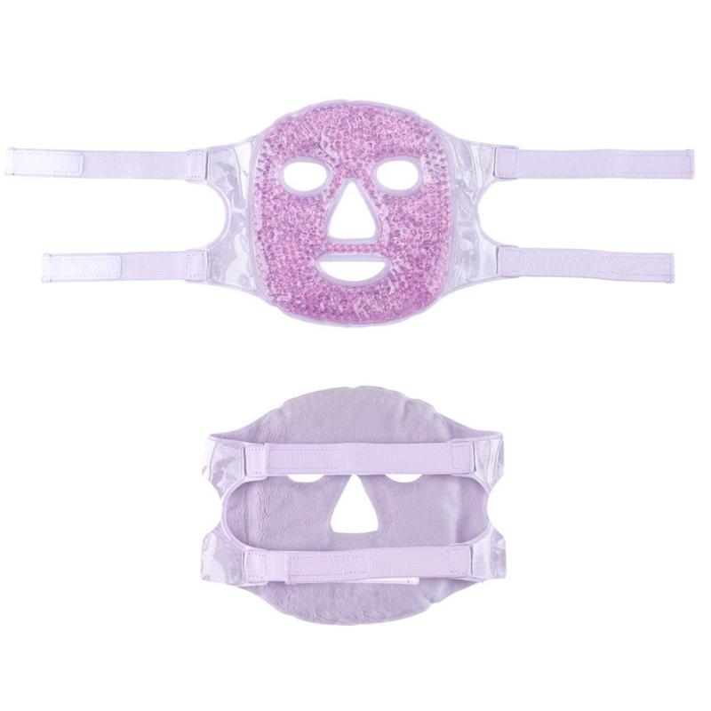 Ice Face Mask with Adjustable Elastic Strap, Multi-purpose Gel Eye Mask Face Mask, Hot & Cold Compress Sleeping Gel Mask, Christmas Gift