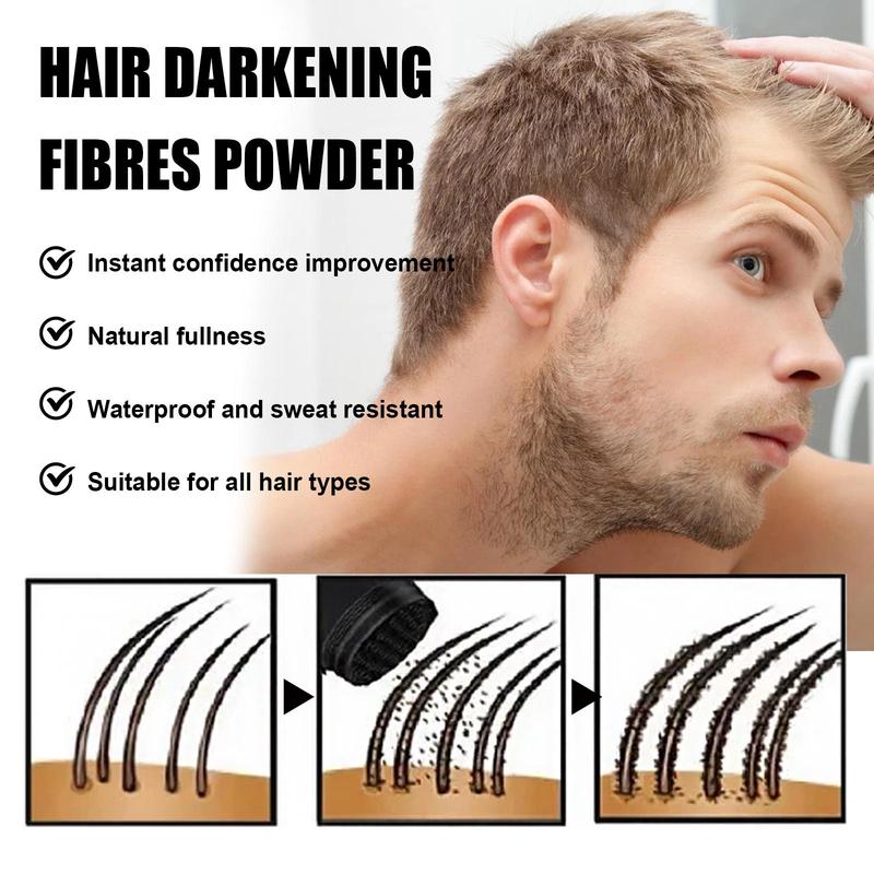 Hair Thickening Fiber Powder, 1 Count Multifunctional Hair Filling Powder, Professional Hair Styling Powder for Women & Men