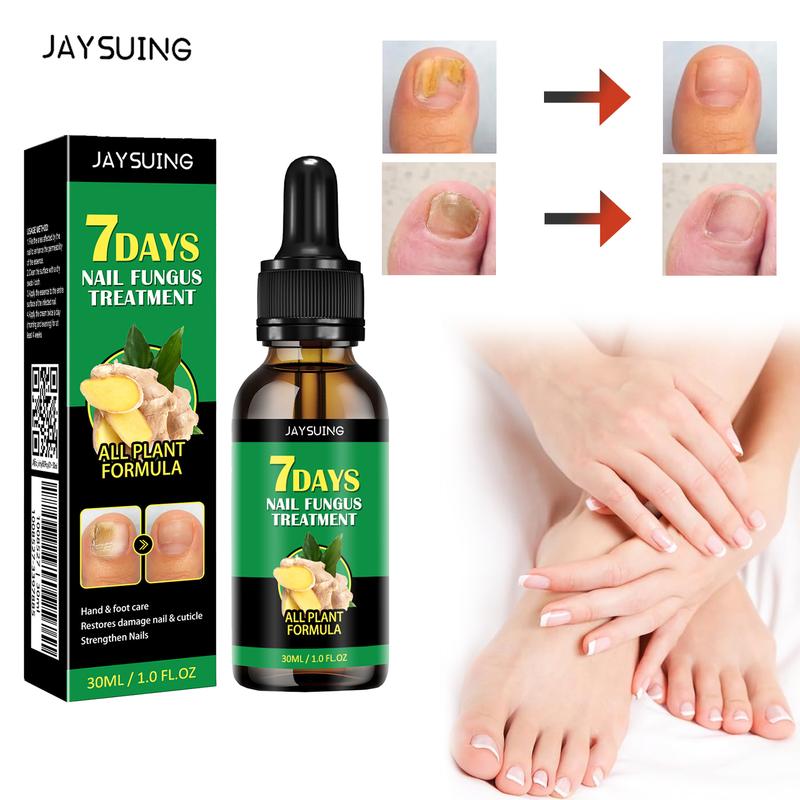 [90% People Choose] JAYSUING 7 Days Nail GrowthSerum Cinger Extract Nail Essence -Repair and Strengthen for Clowing,Beautiful Nails