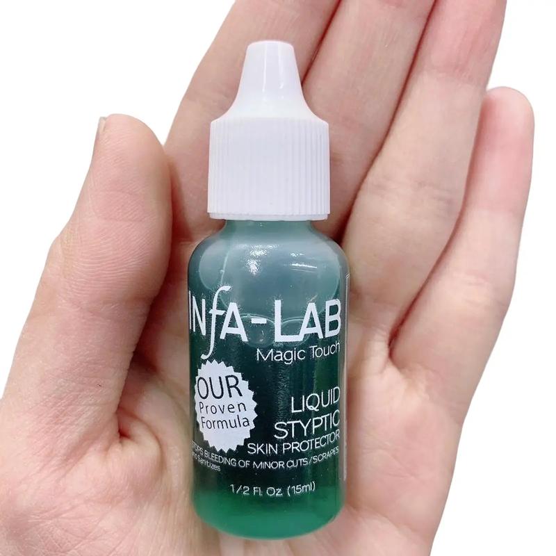 Infa Lab Stop Bleeding MAGIC TOUCH Liquid Styptic Nails Protector 0.5oz  Nail Care