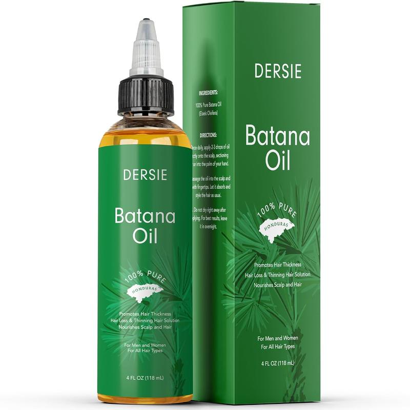 Batana Oil: Dr. Sebi Organic Raw Honduras Oil for Hair Growth - 100% Pure & Natural for Thicker, Stronger Hair - 4 FL OZ