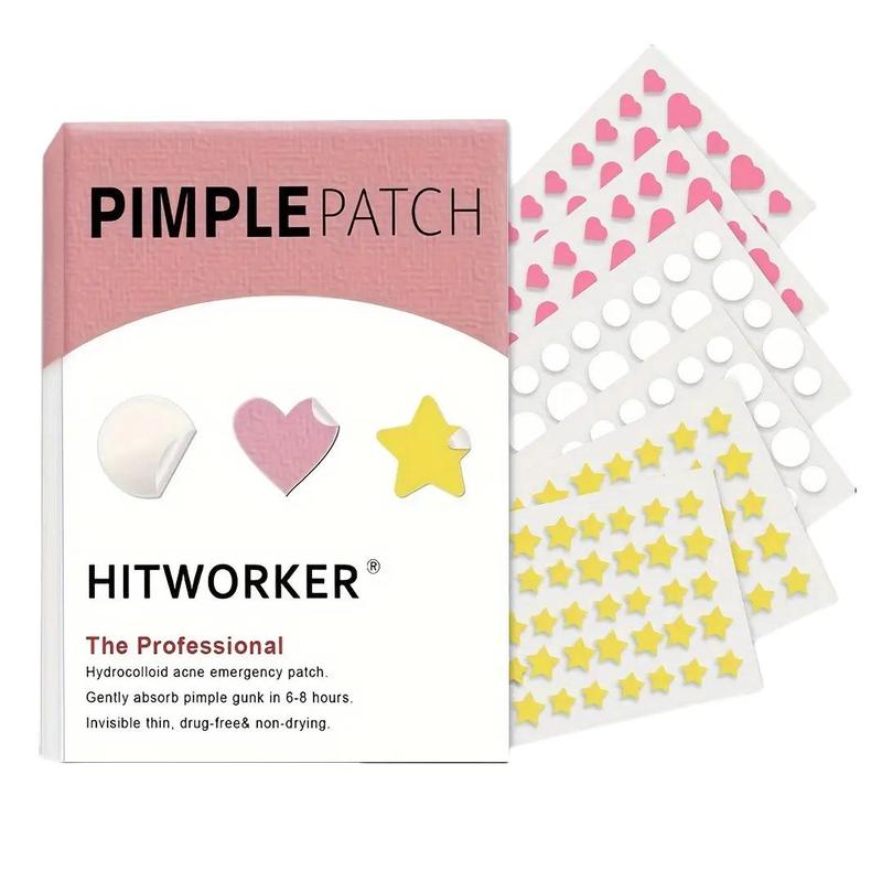 Invisible Forehead Acne Cover Patches, 3 Boxes (200pcs box) Multi-purpose Blemish & Pimple Cover Patches, Suitable for Women and Men