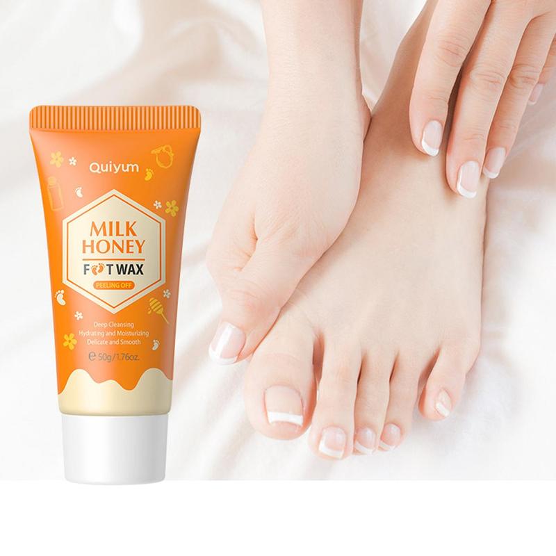 Milk Honey Tear Off Foot Wax, 1 Count Exfoliating Foot Mask, Foot Care Product For Daily Use