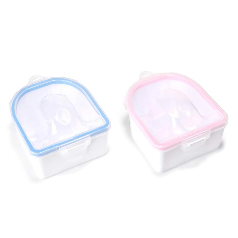 2 PCS Nail Soaking Bowl Nail Art Polish Remove Nail Soaker Tray Manicure Bowl Manicure Spa Nail Soak Bowl Nail Care Nail Polish