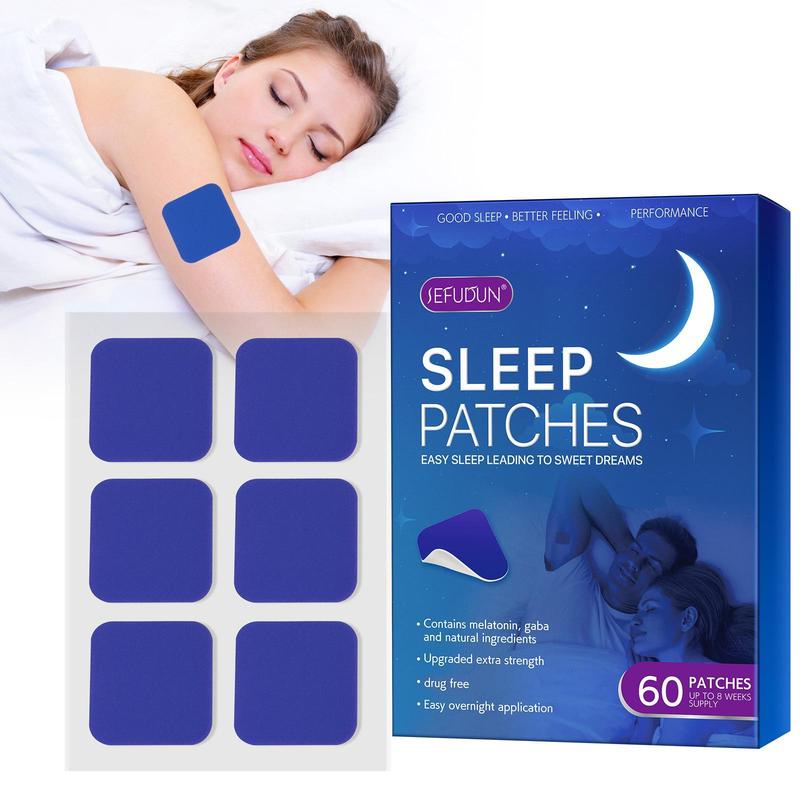 Sleep Patches, 60pcs box Natural Sleeping Patches, Sleep Aid Patches, Stress Relief Patches, Skin Care Tools for Adults