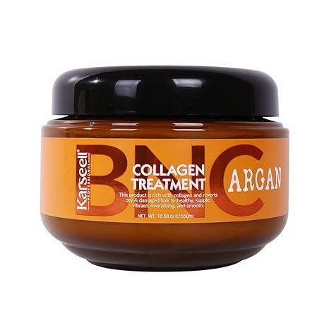 Karseell BNC Collagen Hair Care Deep Repair Conditioning Argan Oil Collagen Hair Mask Serum for All Hair Types 18.6 oz 550 ml Conditioner Haircare