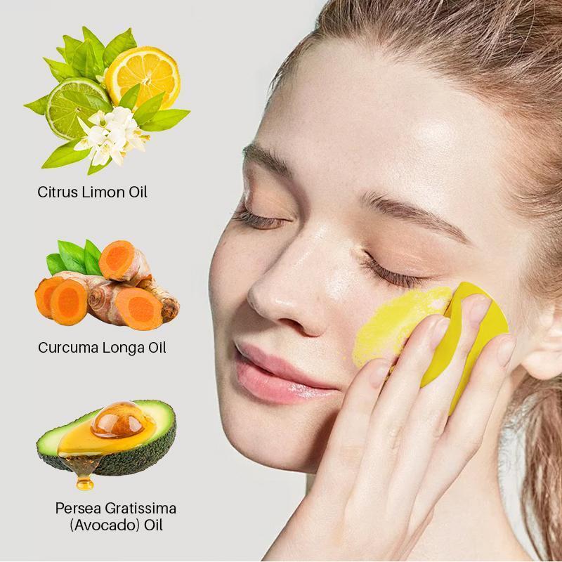 Turmeric Cleansing Pad for Cleaning & Exfoliating, 3 Bags Moisturizing Cleaning Pad, Facial Skin Care Product for Women & Men