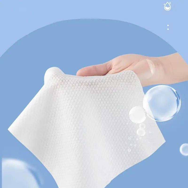 Comfort Disposable Face Towel, 100pcs pack Soft and Gentle Face Towel, Facial Cleansing Towel, Skin Care Tool for Home & Travel, Comfort Skincare Tools, Christmas Gift