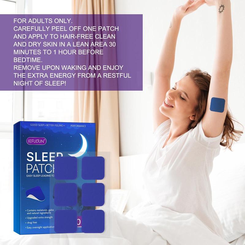 Sleep Patches, 60pcs box Natural Sleeping Patches, Sleep Aid Patches, Stress Relief Patches, Skin Care Tools for Adults