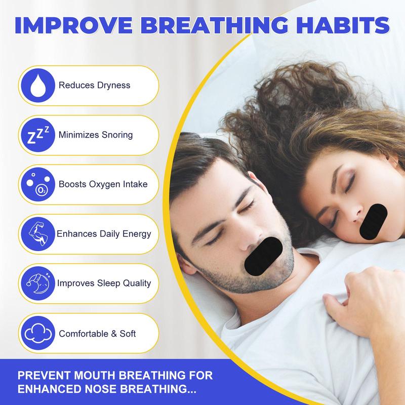 Gentle & Firm Sleep Strip, 1 Box Anti-snoring Mouth Tape for Improving Sleep, Sleep Mouth Guard, Personal Care Products for Daily Use, Christmas Gift