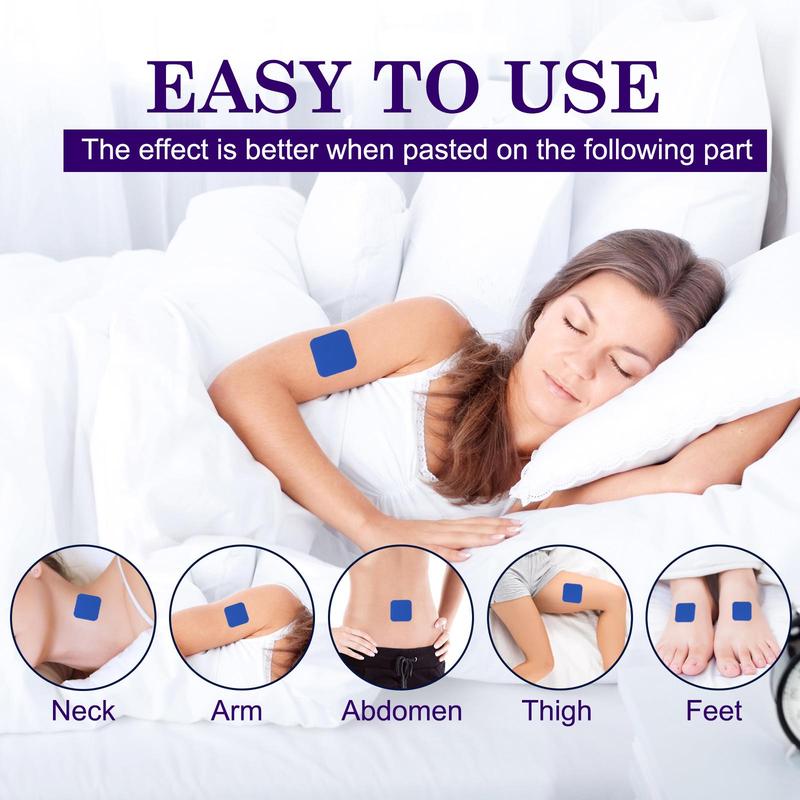 Sleep Patches, 60pcs box Natural Sleeping Patches, Sleep Aid Patches, Stress Relief Patches, Skin Care Tools for Adults