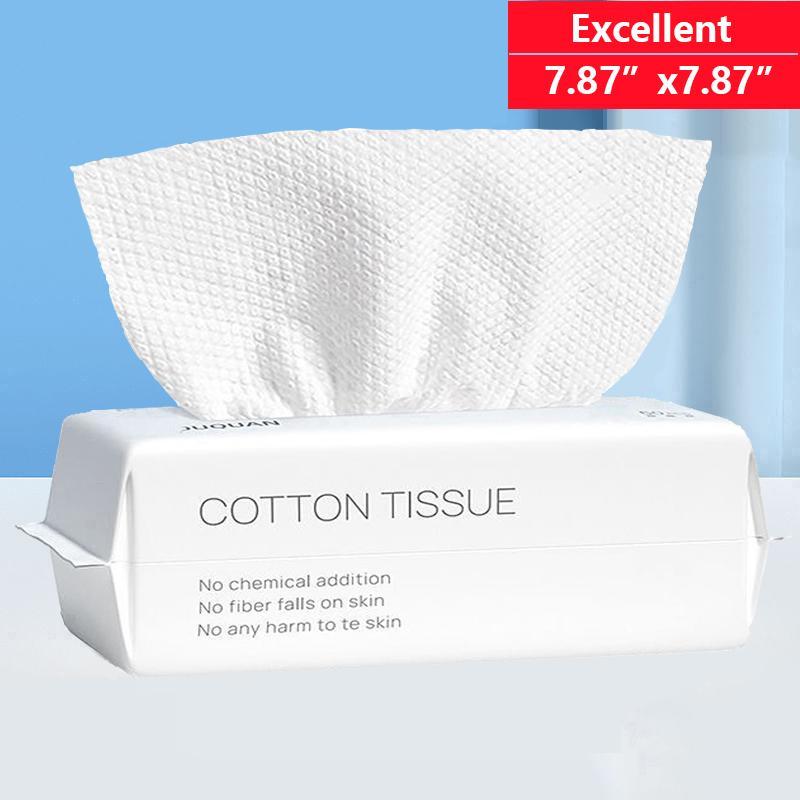 Disposable Face Towel, Soft Facial Tissue for Cleansing, Skincare & Makeup Remover, Face Towels for Home Bathroom Dormitory Outdoor Travel