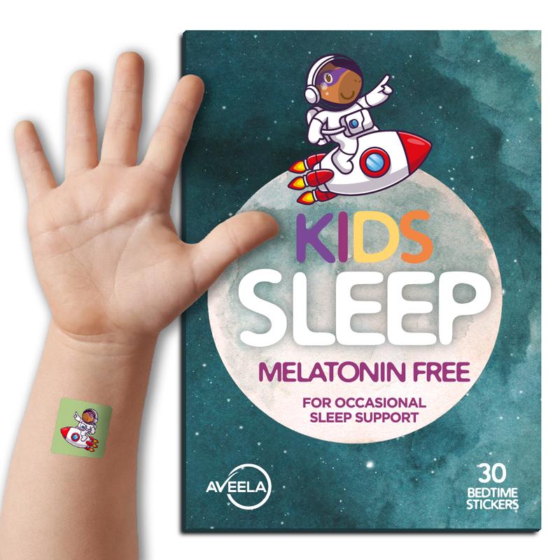 Aveela Melatonin Free Sleep Patches for Kids - Promotes Good Sleep