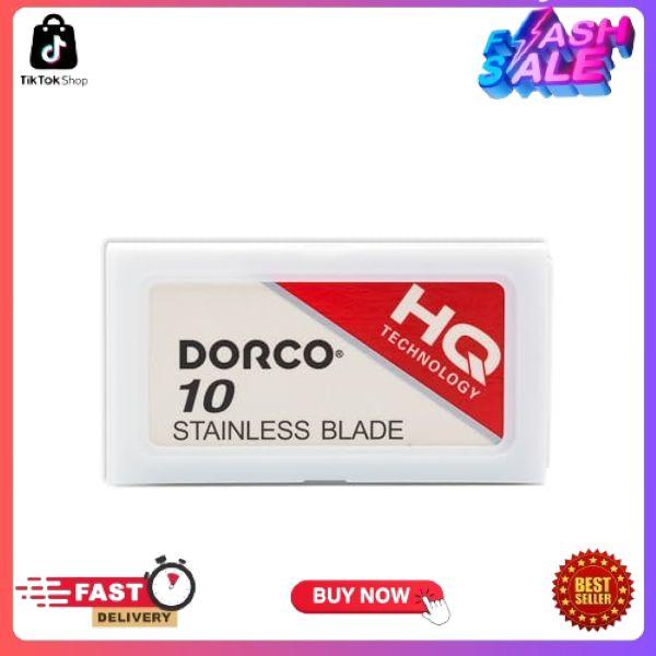 Dorco ST301 Platinum Extra Double Edge Razor Blades - 200 Blades, Premium Quality for Smooth Shaves