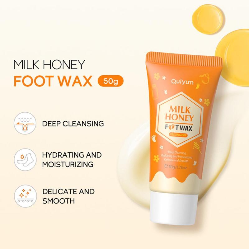 Milk Honey Tear Off Foot Wax, 1 Count Exfoliating Foot Mask, Foot Care Product For Daily Use