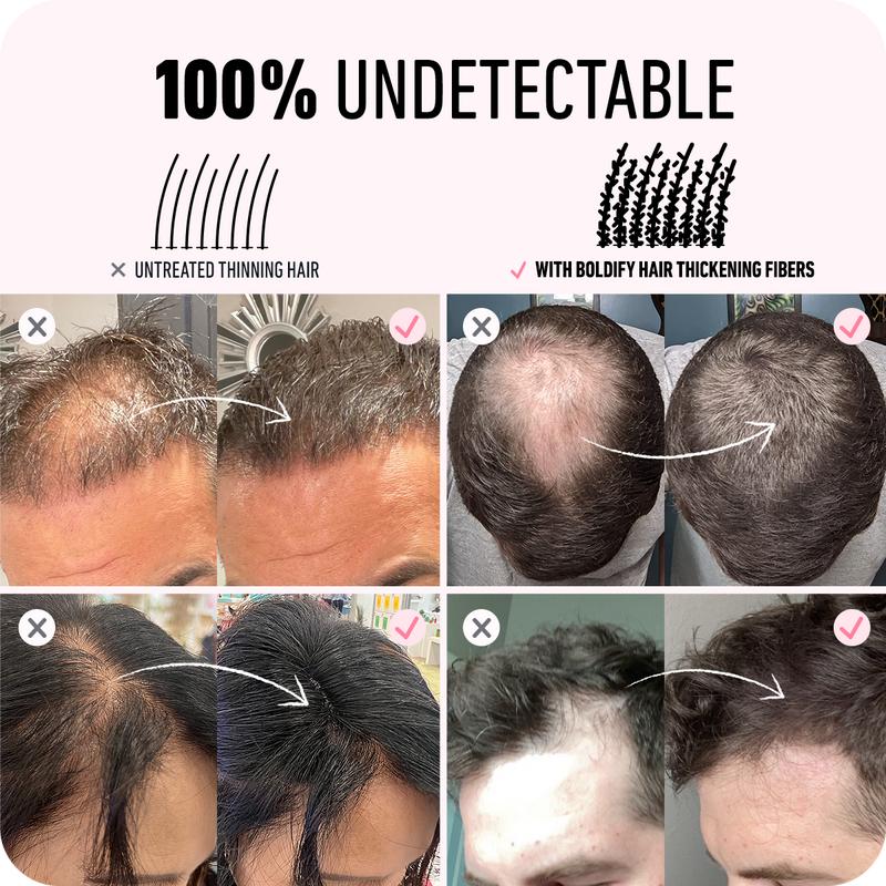 BOLDIFY Hair Thickening Fibers for a Fuller Look