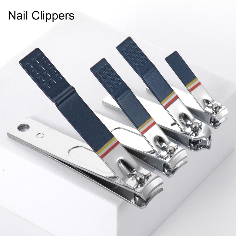 Professional Manicure & Pedicure Tool Set, 20pcs set Stainless Steel Nail Clipper Set with Portable Faux Leather Travel Case, Gift Packaging for Friends