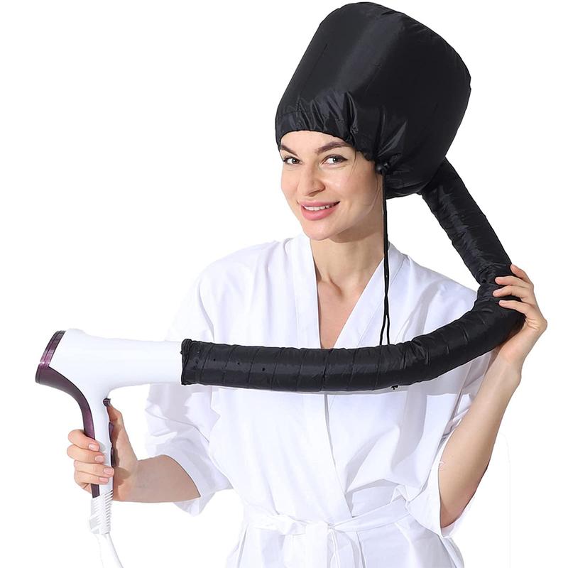 Blow Dryer Bonnet Hood Hair Dryer Satin Bonnet, Household Hair Dryer Cap, Hair Dryer Hood, Hair Spa Bonnet at Home, Hair Styling Hood, Curling Deep Conditioning for Dry Hair, Safe and Easy to Apply