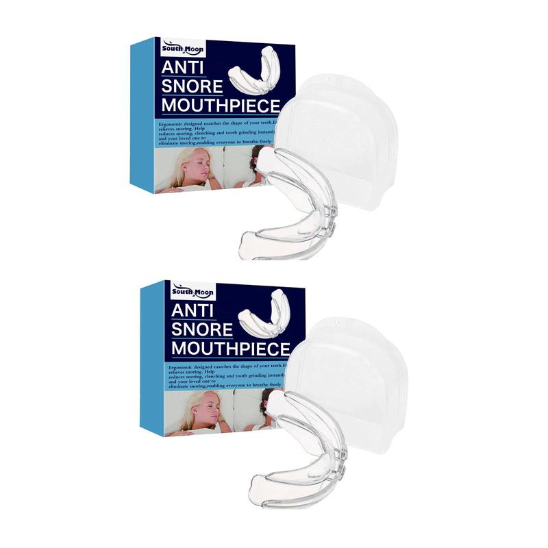 Anti Snore Mouthpiece, 2 Counts set Night Sleep Anti Snoring Teeth Guard, Oral Care Product for Men & Women, Dental Care Products